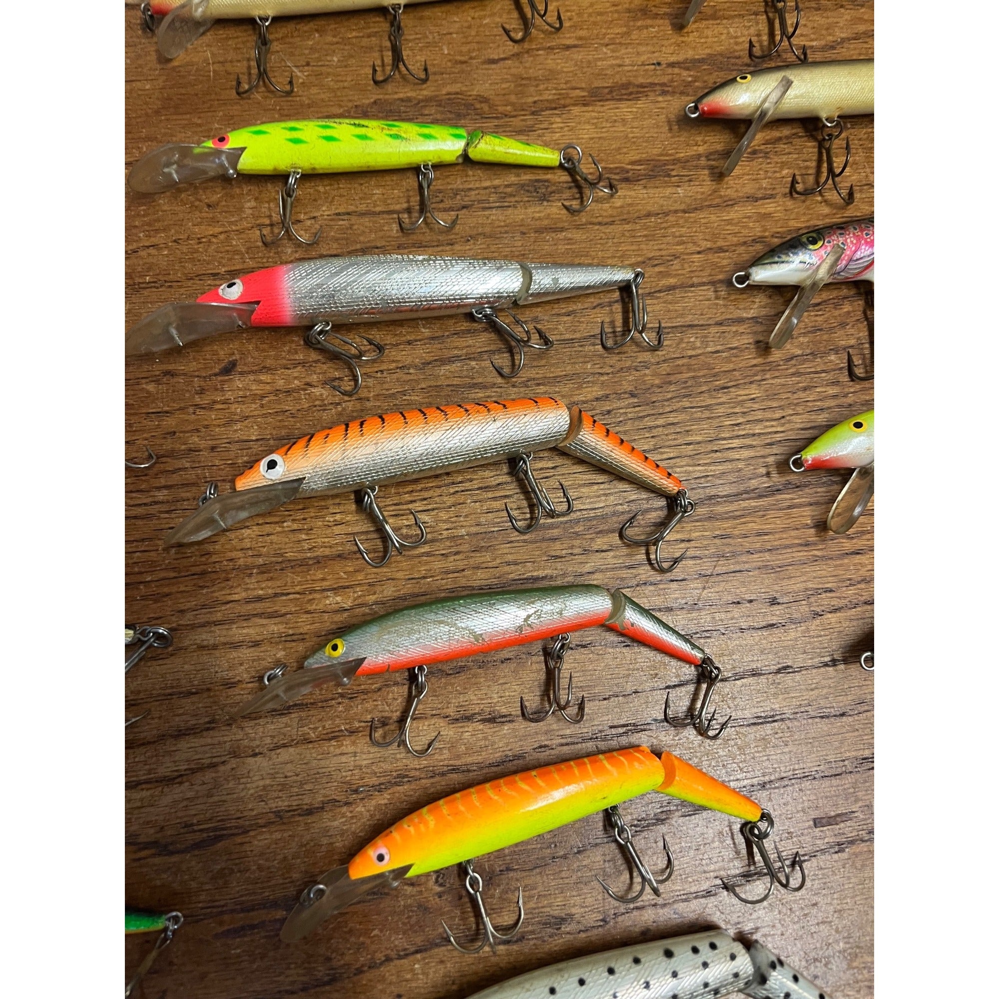 24 Vintage Rapala Rebel Smithwick Fishing Lures Husky Rogue Fastrac Spoonbill