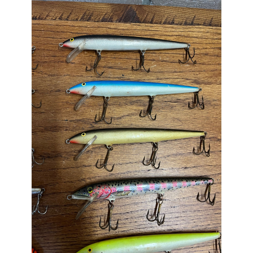 24 Vintage Rapala Rebel Smithwick Fishing Lures Husky Rogue Fastrac Spoonbill