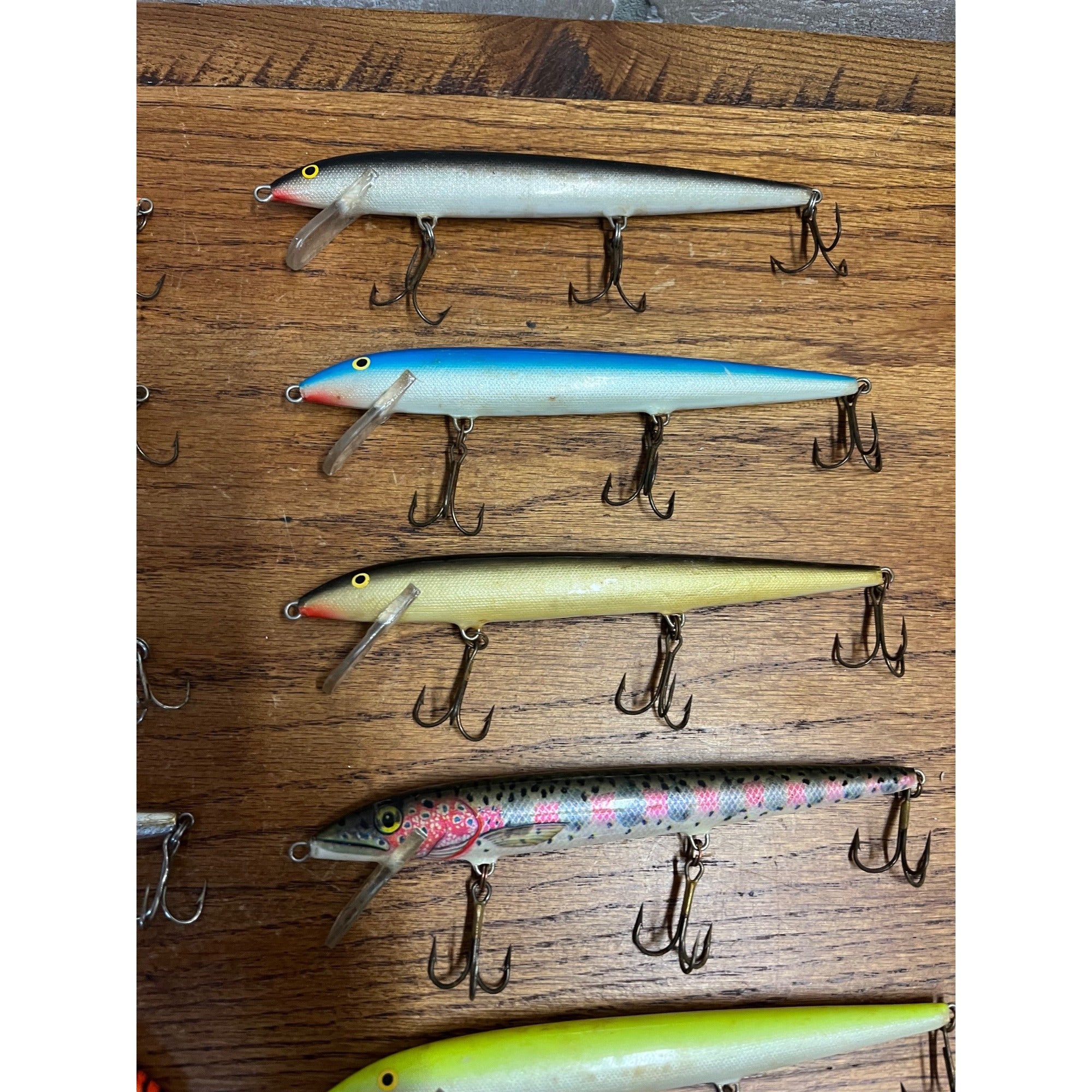 24 Vintage Rapala Rebel Smithwick Fishing Lures Husky Rogue Fastrac Spoonbill
