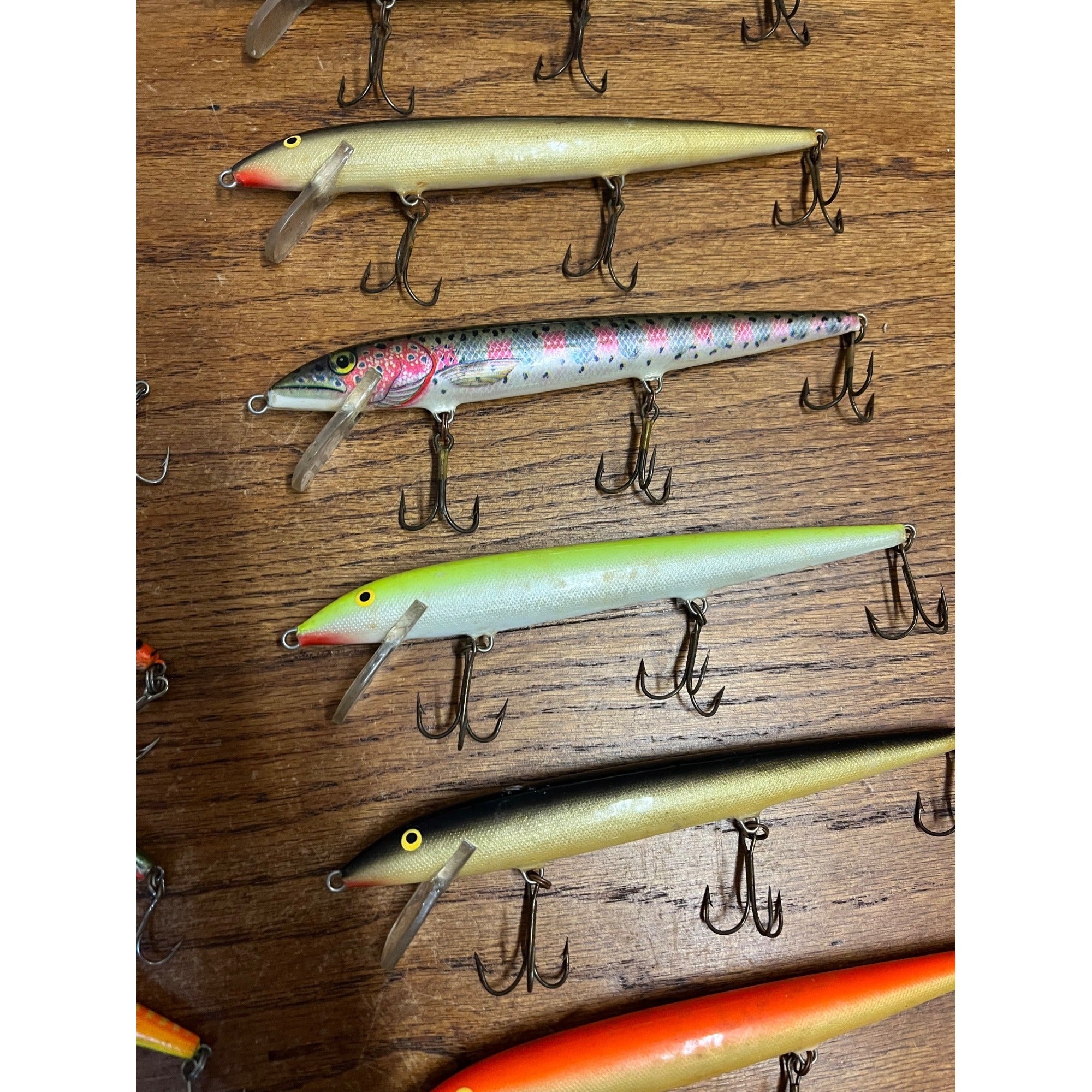 24 Vintage Rapala Rebel Smithwick Fishing Lures Husky Rogue Fastrac Spoonbill