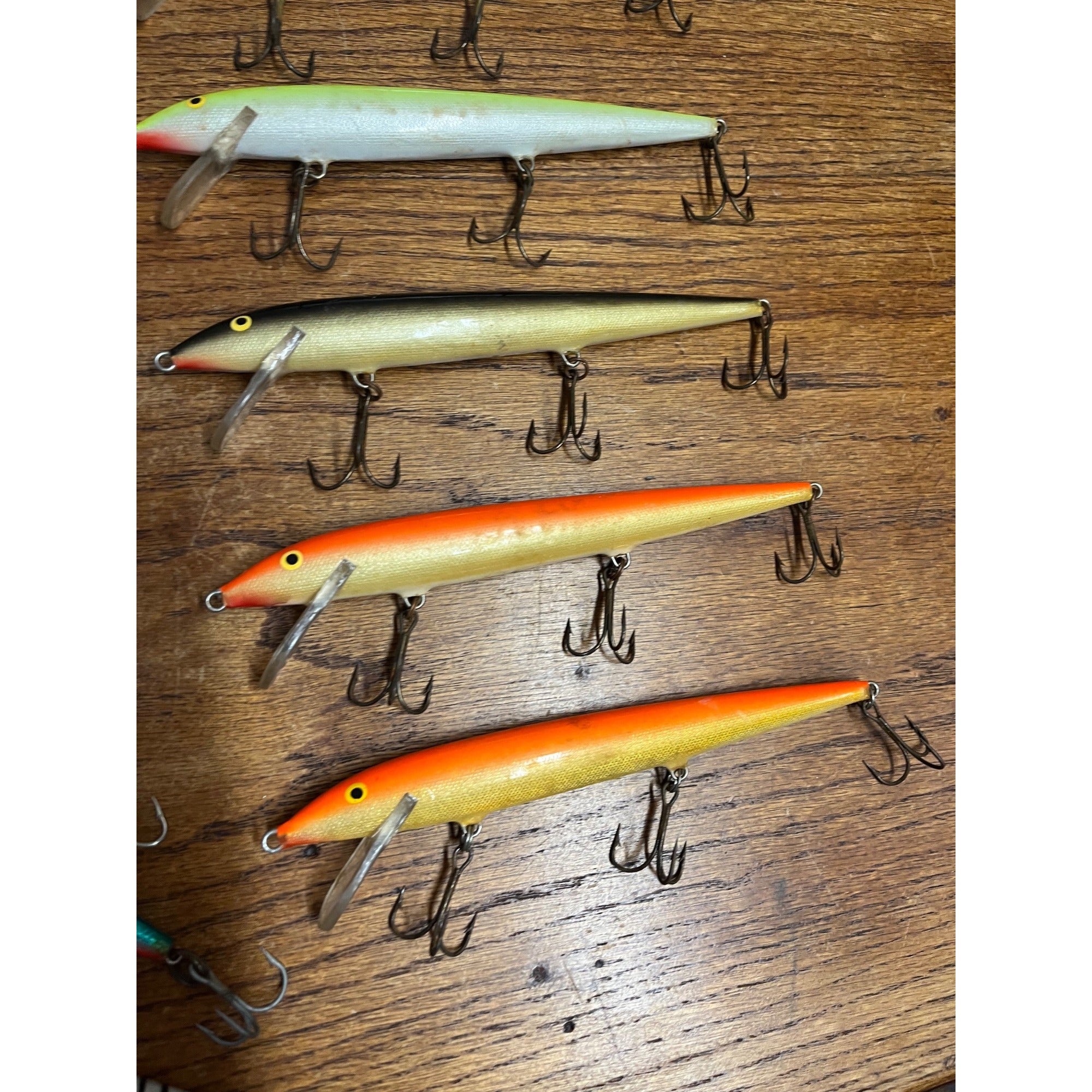 24 Vintage Rapala Rebel Smithwick Fishing Lures Husky Rogue Fastrac Spoonbill