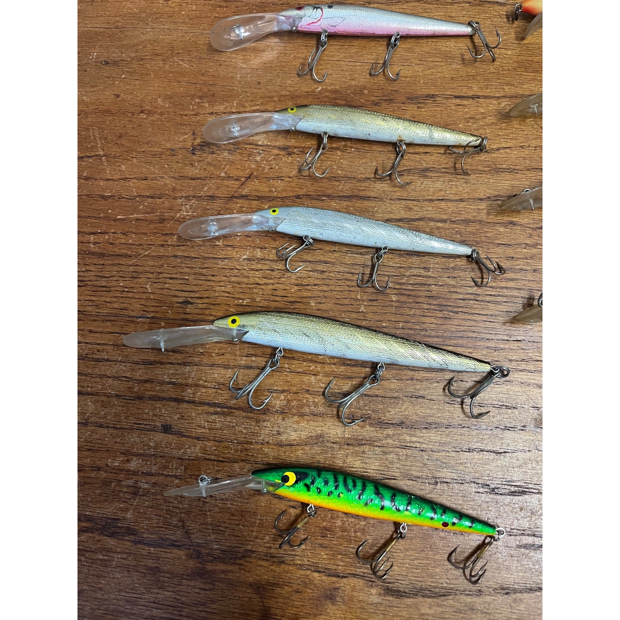 24 Vintage Rapala Rebel Smithwick Fishing Lures Husky Rogue Fastrac Spoonbill