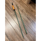 Vintage South Bend Stream-Eze Model #35 Glass Long Bow USA Collapsible Green