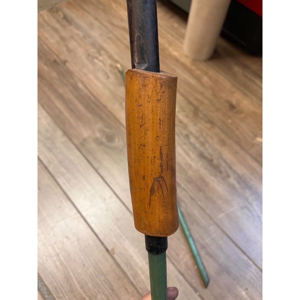 Vintage South Bend Stream-Eze Model #35 Glass Long Bow USA Collapsible Green