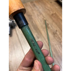 Vintage South Bend Stream-Eze Model #35 Glass Long Bow USA Collapsible Green