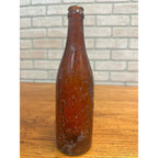Pre-Pro Pittsburgh Brewing Co. Beer Bottle 12oz Amber Brown Embossed PA