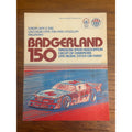 1982 Badgerland 150 Mile Stock Car Race Championship Souvenir Program Wisconsin