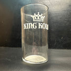 King Kola Soda Pop Fountain Drink Glass 4 1/4" Crown Libby