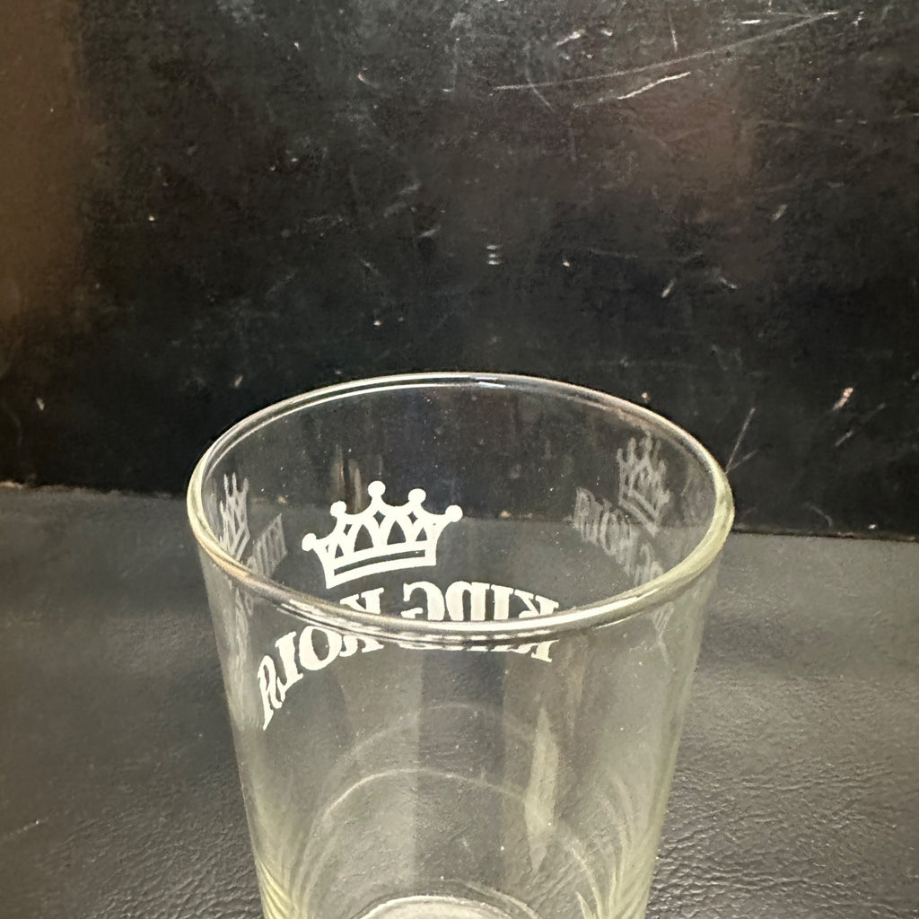 King Kola Soda Pop Fountain Drink Glass 4 1/4" Crown Libby