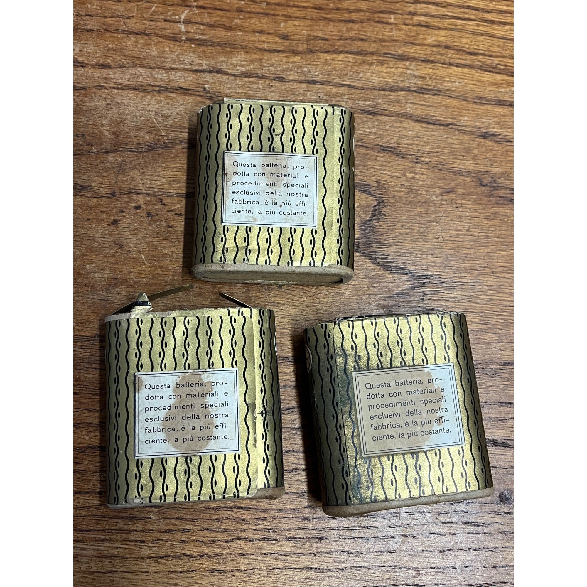 Vintage Batteria Superpila Italian 4.5V Batteries for Early Auto RC Car Toy Tipo