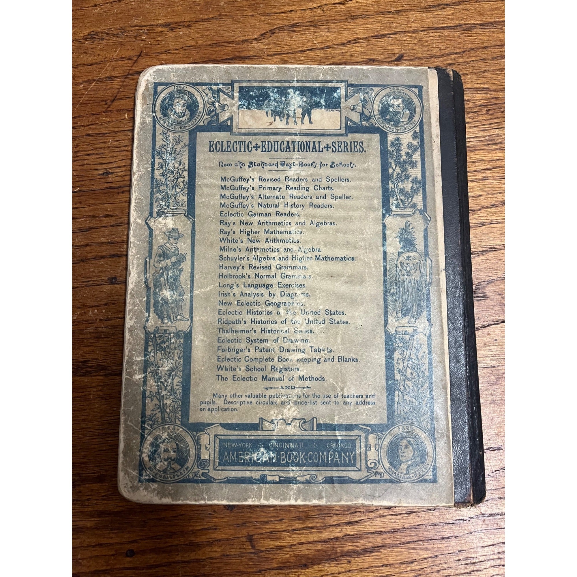 The Eclectic Elementary Geography Antique School Text Book 1883 - American Book Co.