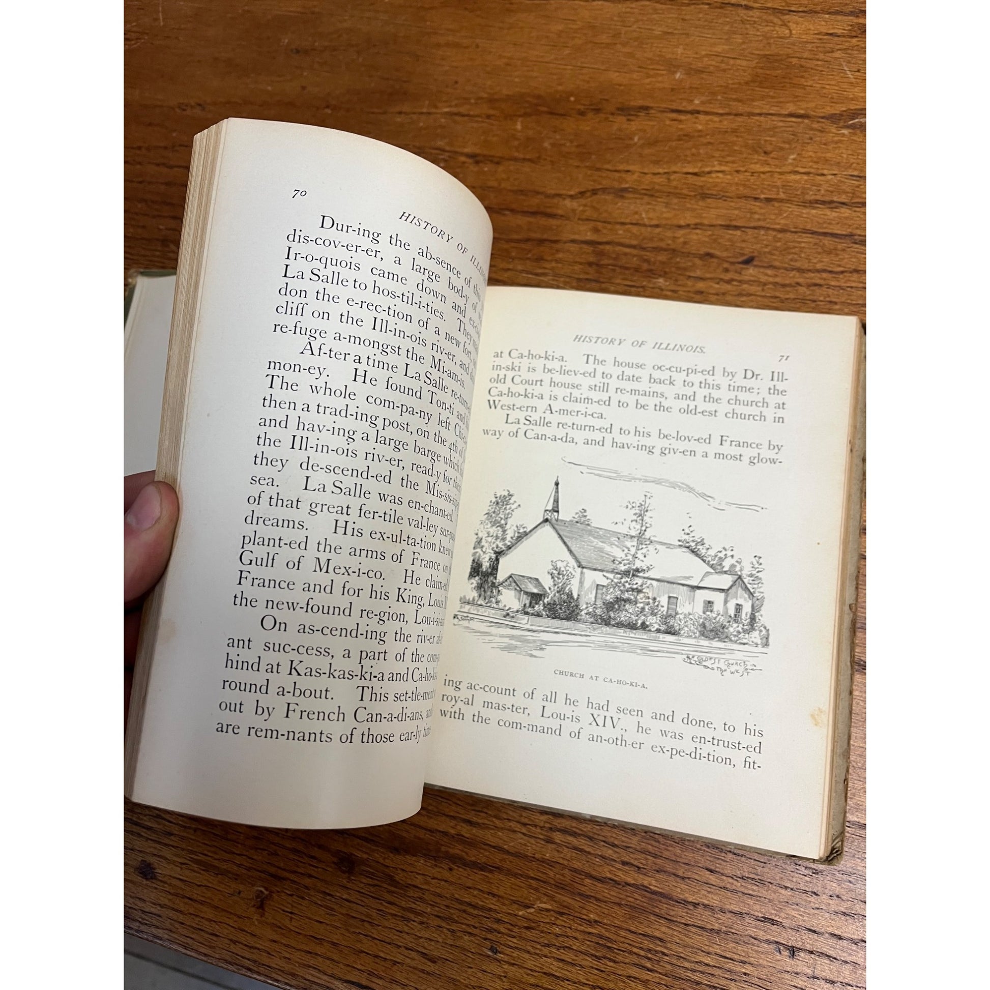 Old HISTORY OF ILLINOIS Book 1888 INDIANS ABRAHAM LINCOLN CHICAGO FIRE CIVIL WAR