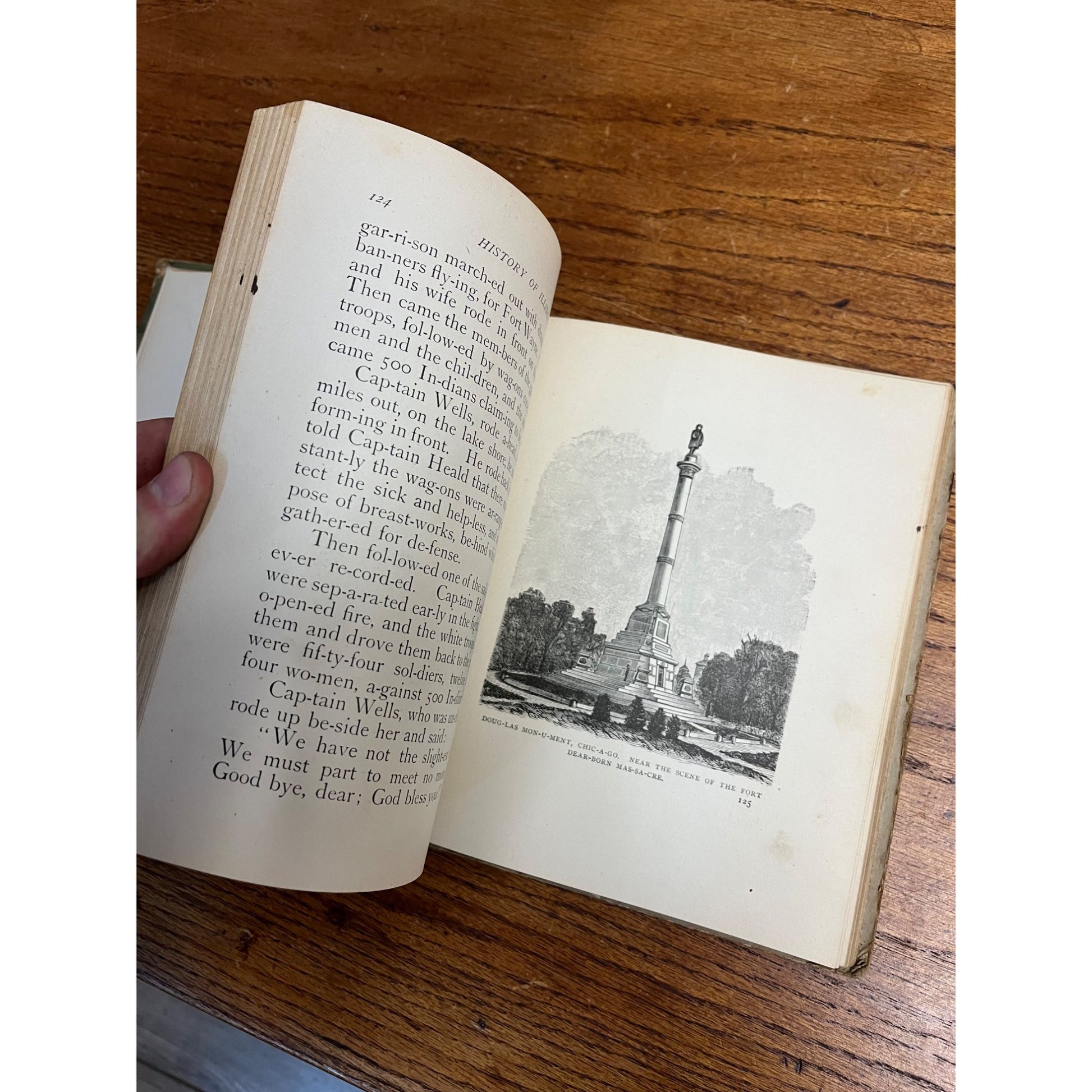 Old HISTORY OF ILLINOIS Book 1888 INDIANS ABRAHAM LINCOLN CHICAGO FIRE CIVIL WAR
