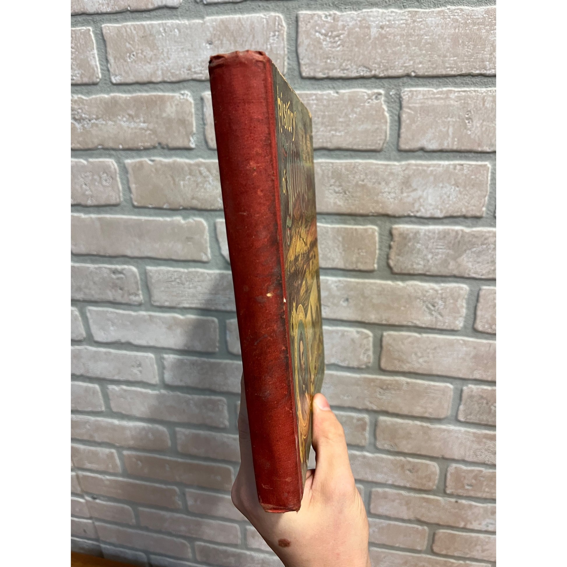 Old HISTORY OF ILLINOIS Book 1888 INDIANS ABRAHAM LINCOLN CHICAGO FIRE CIVIL WAR