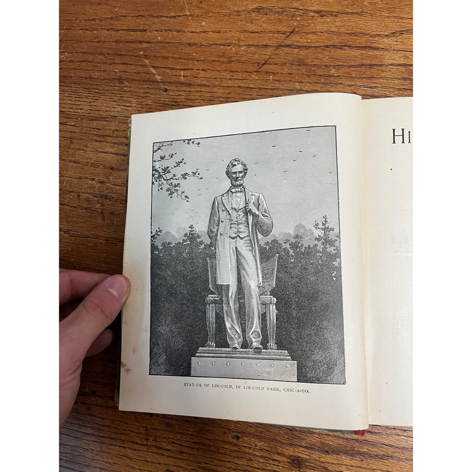 Old HISTORY OF ILLINOIS Book 1888 INDIANS ABRAHAM LINCOLN CHICAGO FIRE CIVIL WAR
