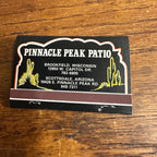 Vintage Pinnacle Peak Patio Full Unstruck Matchbook Brookfield WI Scottsdale AZ