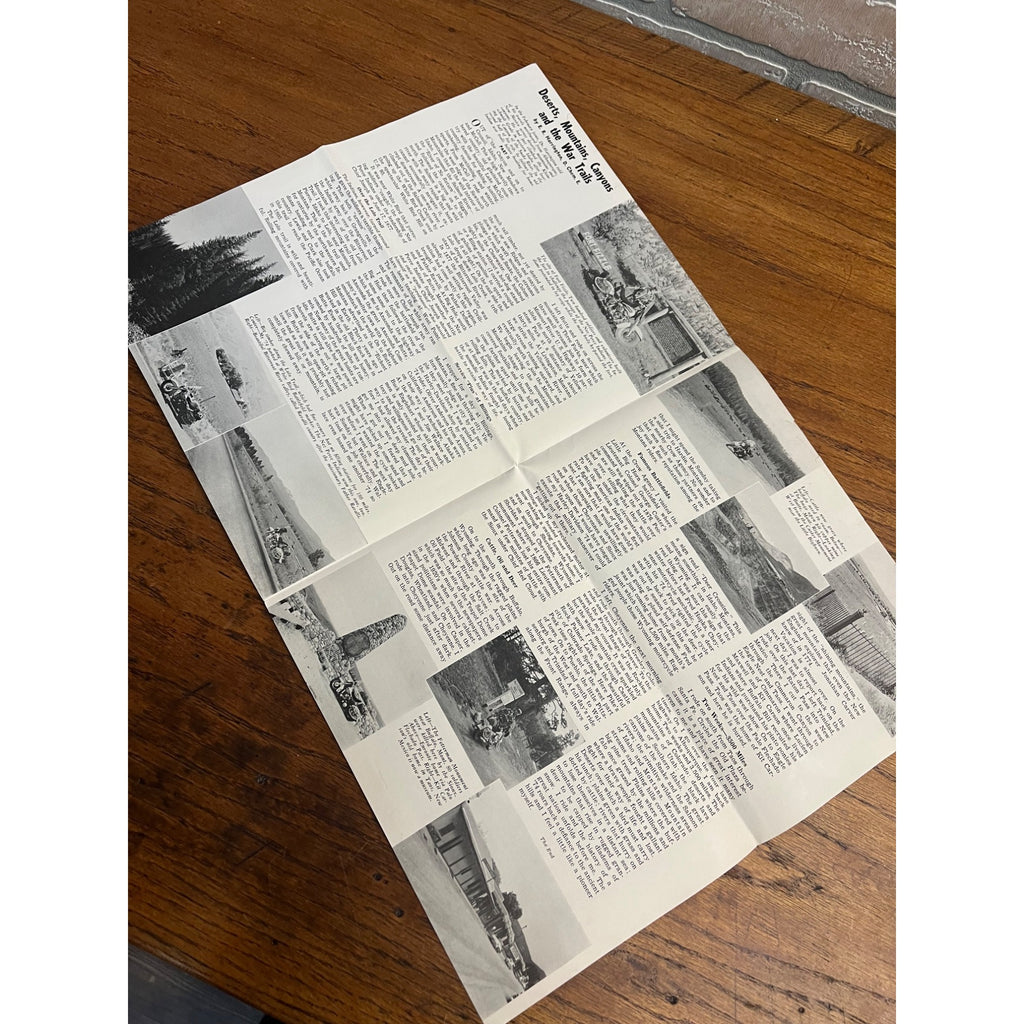 The Motorcycle Enthusiast In Action Harley Davidson March 1959 Vintage Magazine