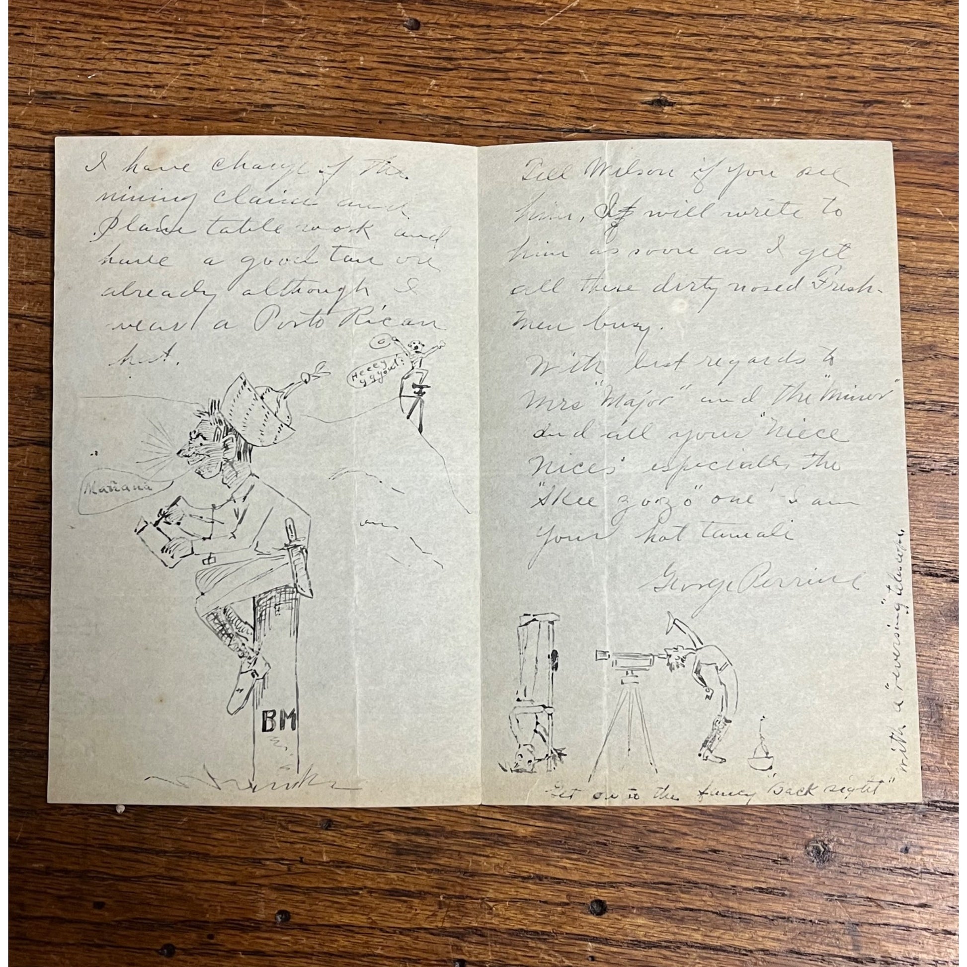 US Army New York First Field Artillery c1916 - Col. Merrit Smith RPPCs & Letters