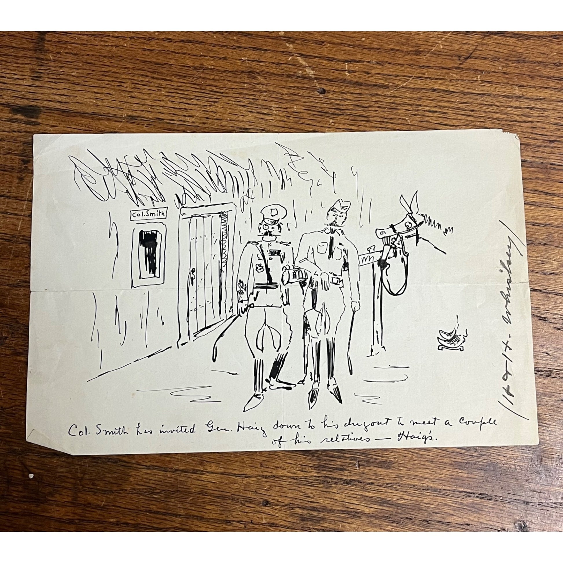 US Army New York First Field Artillery c1916 - Col. Merrit Smith RPPCs & Letters