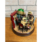 Danbury Mint The Poker Playing Pugs 2006 Lighted Figurine Display