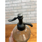 Vintage Gold Medal Beverage Co. Soda Seltzer Bottle Etched Twin Cities MN
