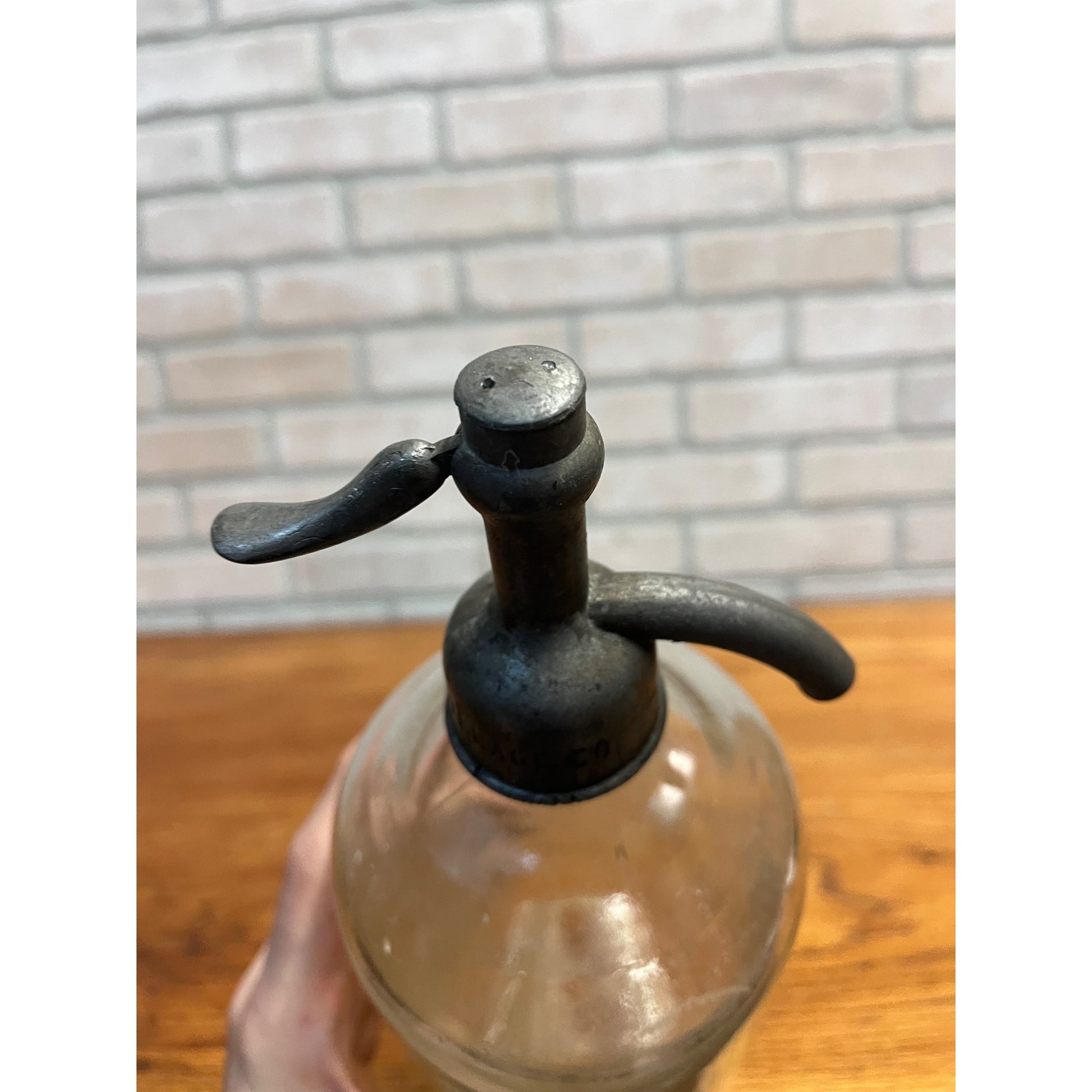 Vintage Gold Medal Beverage Co. Soda Seltzer Bottle Etched Twin Cities MN