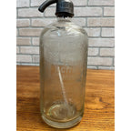 Vintage Gold Medal Beverage Co. Soda Seltzer Bottle Etched Twin Cities MN