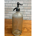 Vintage Gold Medal Beverage Co. Soda Seltzer Bottle Etched Twin Cities MN
