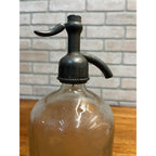 Vintage Gold Medal Beverage Co. Soda Seltzer Bottle Etched Twin Cities MN