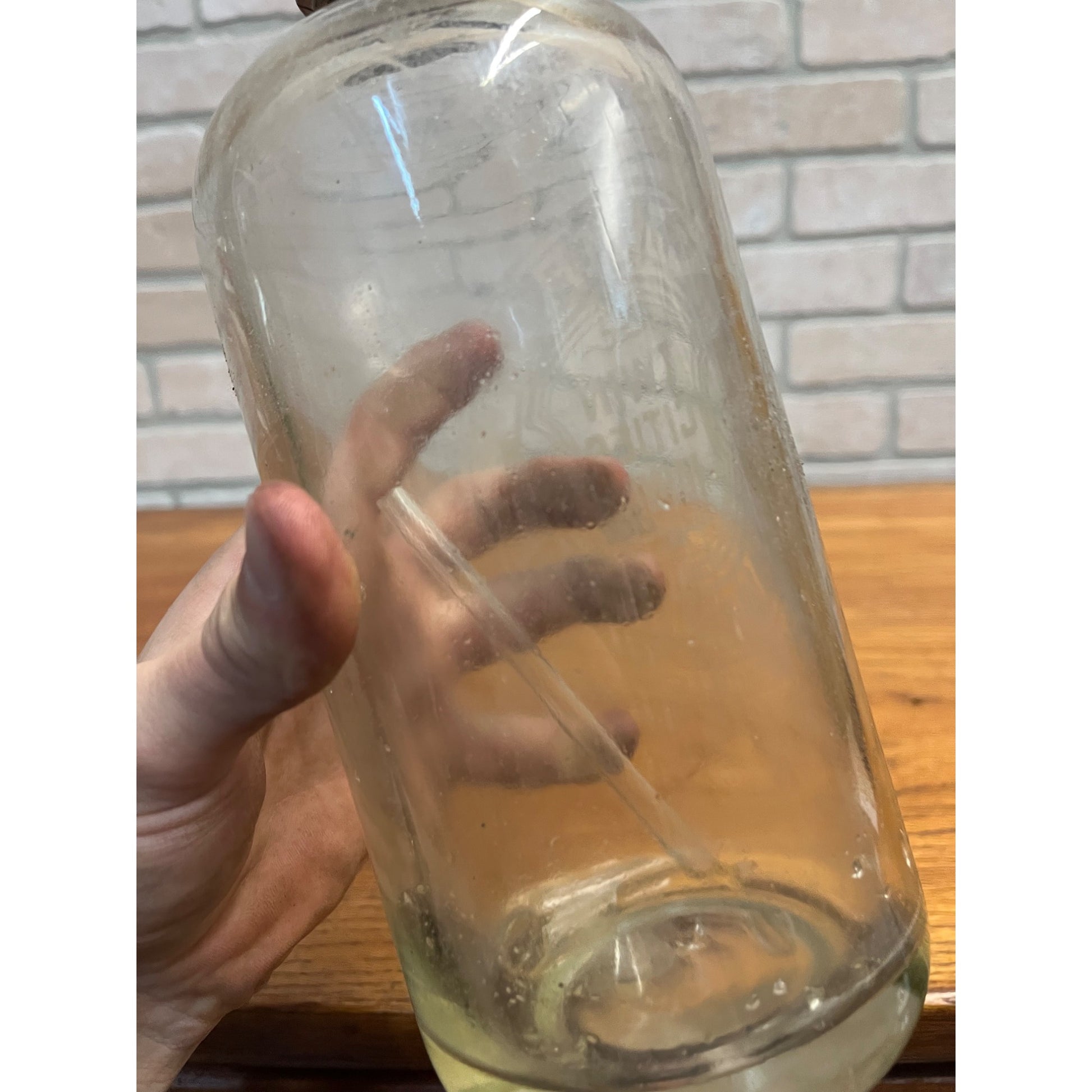 Vintage Gold Medal Beverage Co. Soda Seltzer Bottle Etched Twin Cities MN