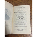 ODD FELLOW’s New Manual 1882- Order of Odd Fellows IOOF Book