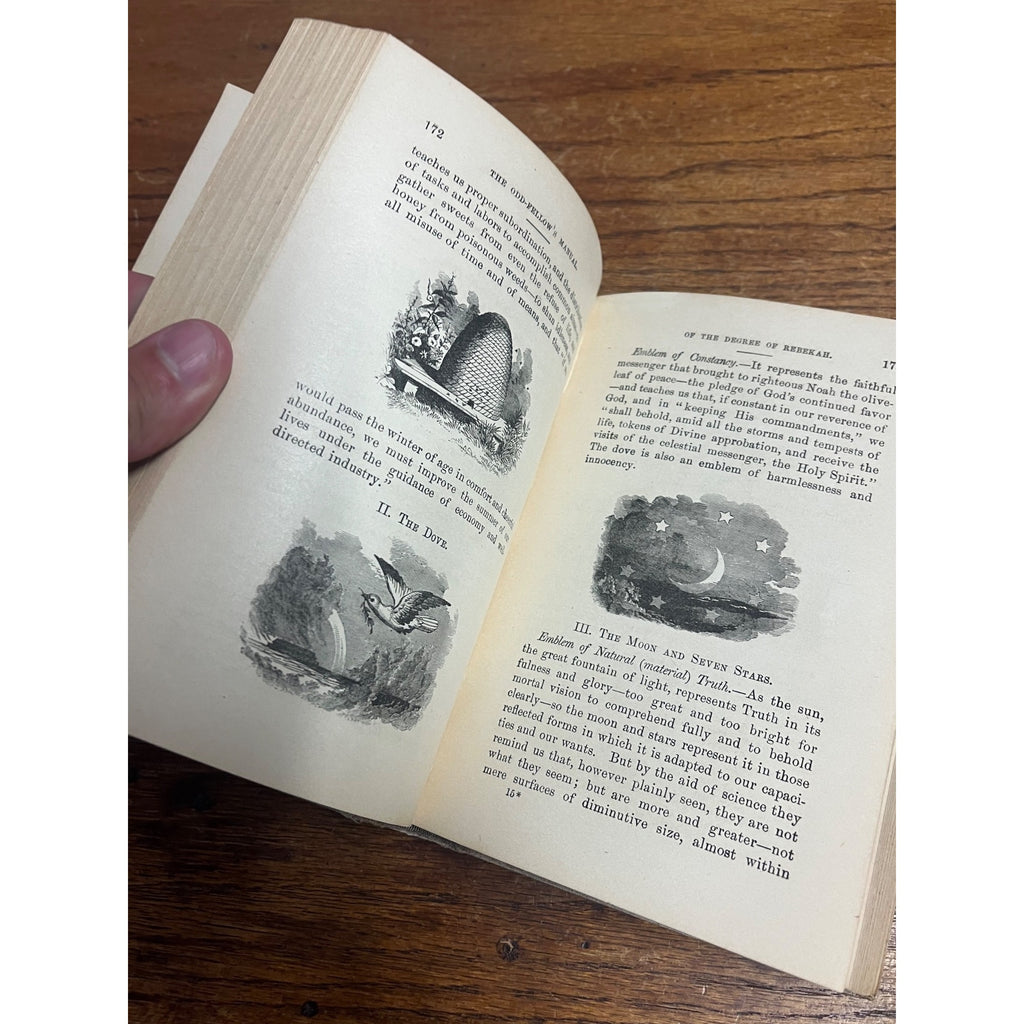 ODD FELLOW’s New Manual 1882- Order of Odd Fellows IOOF Book