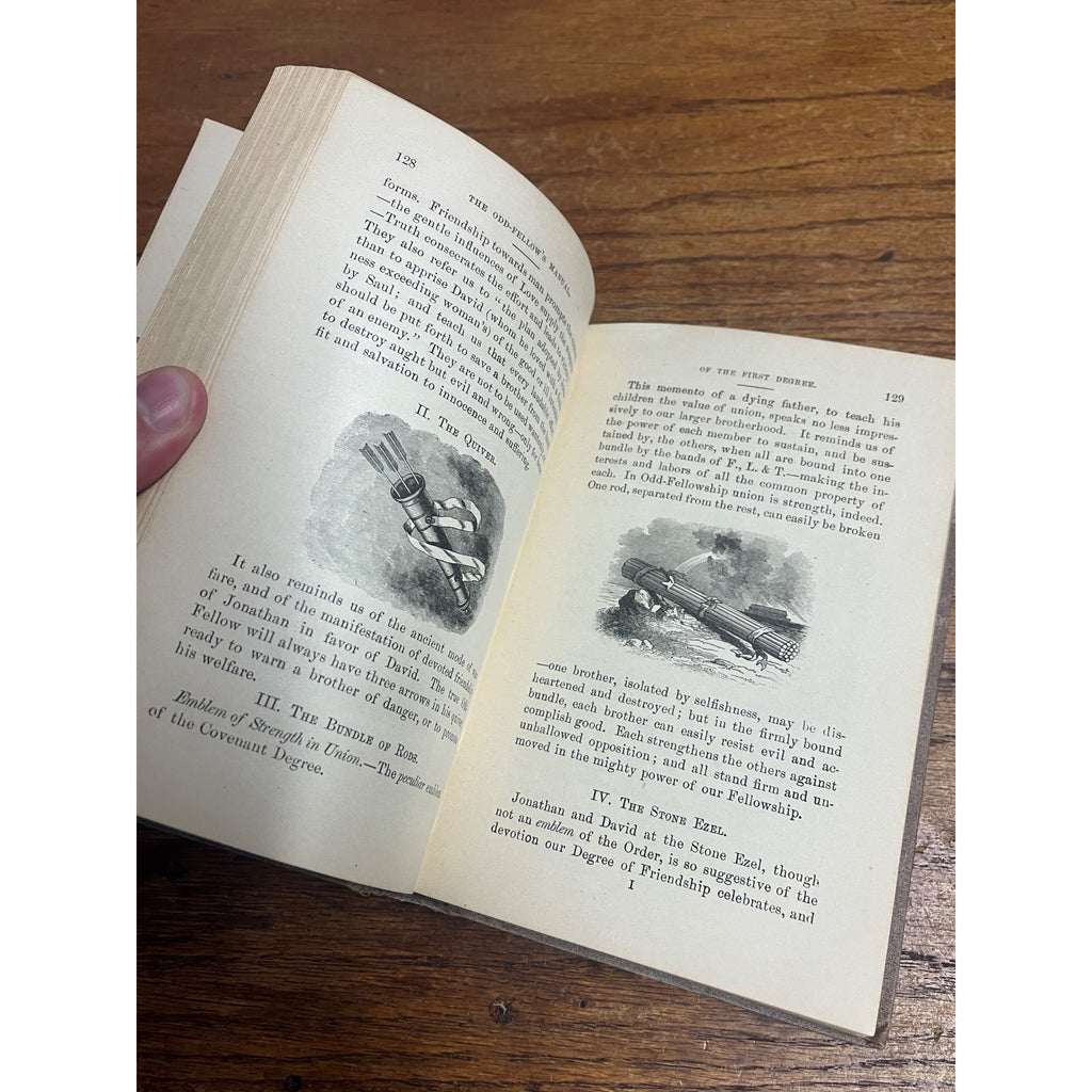 ODD FELLOW’s New Manual 1882- Order of Odd Fellows IOOF Book
