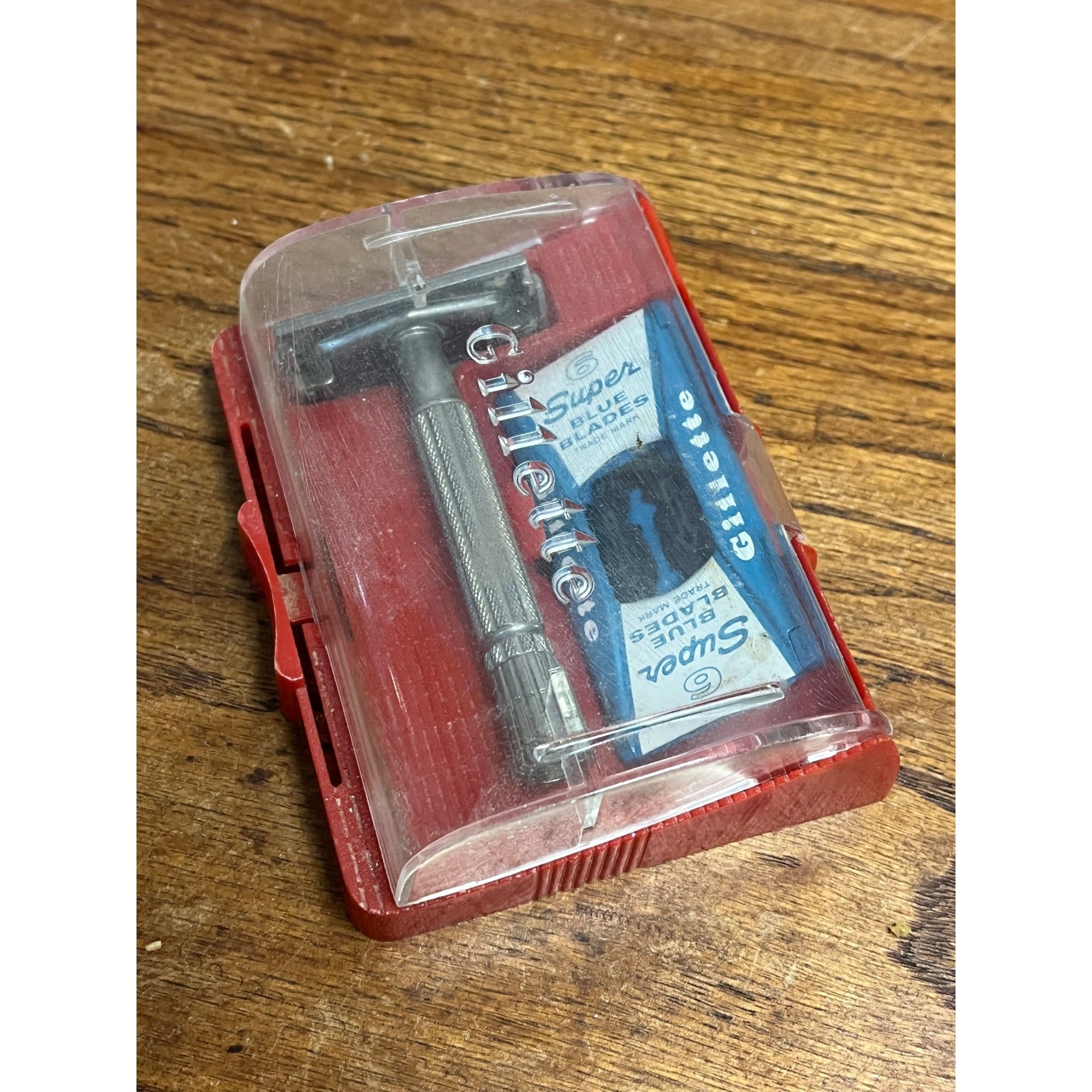 Vintage Gillette Flare Tip Super Speed Razor D2 1958 w/Case
