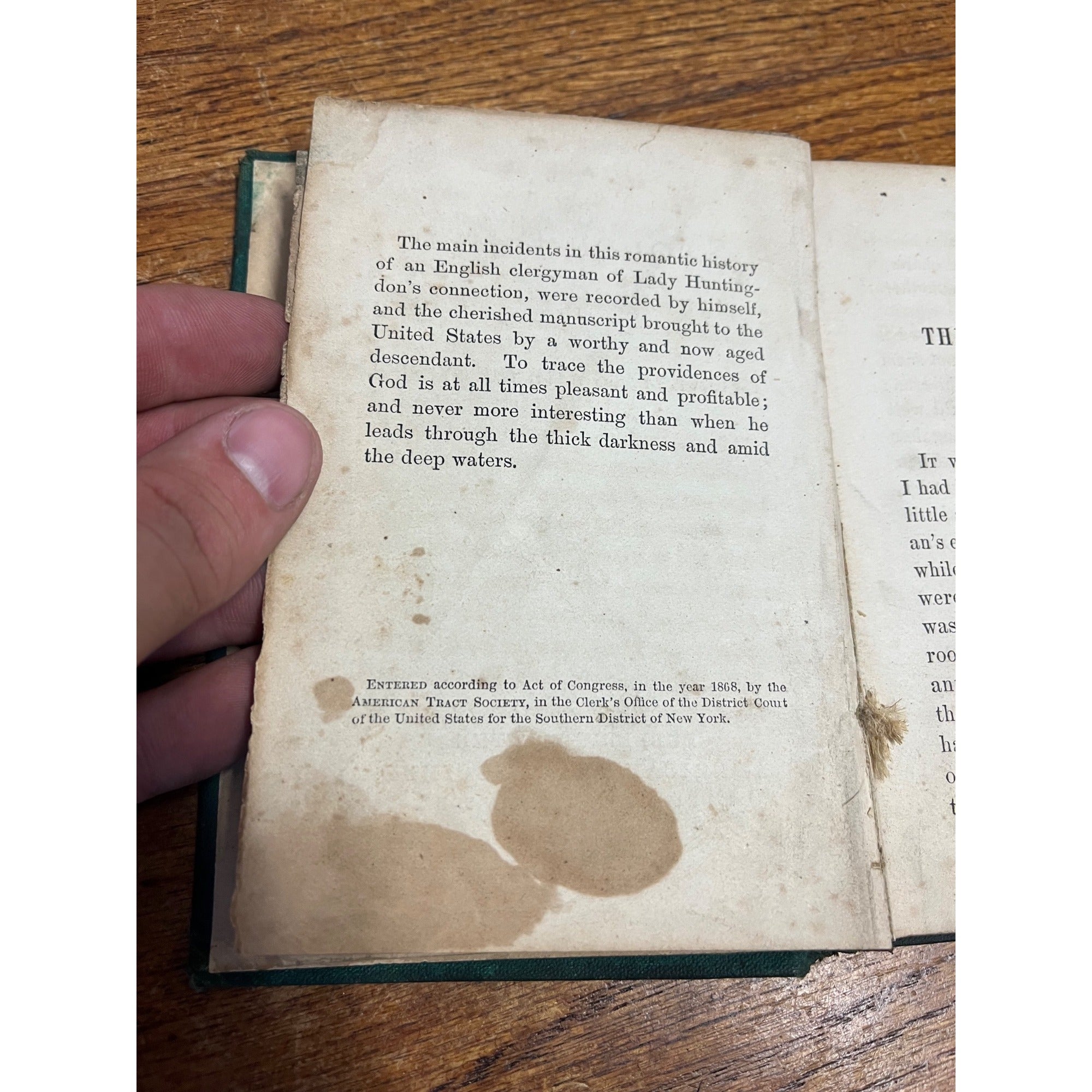 1868 The Stolen Child or Twelve Years With The Gypsies Antique Hardcover Book