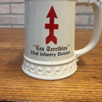 RED ARROW 32ND INFANTRY DIVISION LES TERRIBLES LIMITED ED MUG 1986