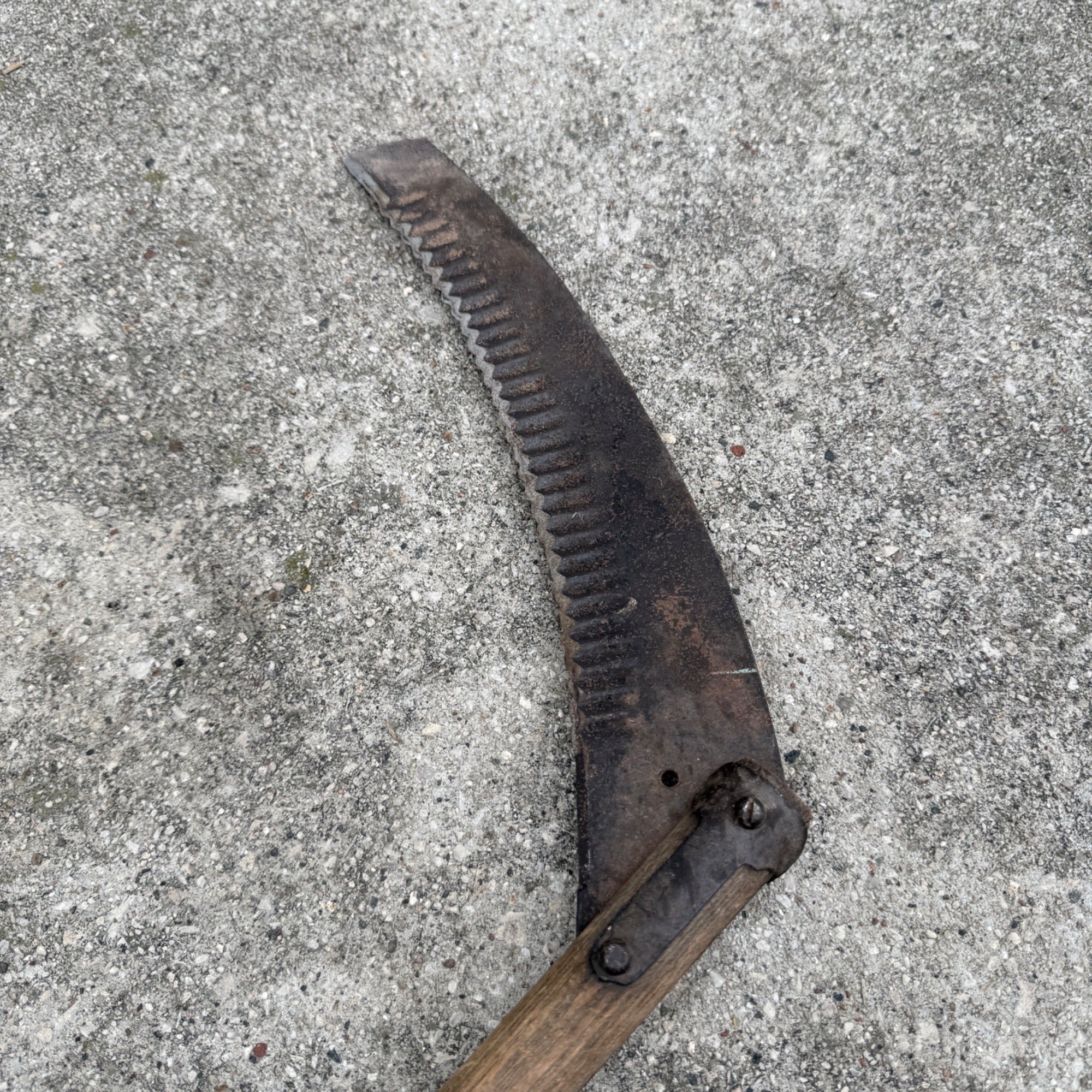 Vintage Antique Sickle Harvesting Tool Brush Cutter Primitive Cabin Decor