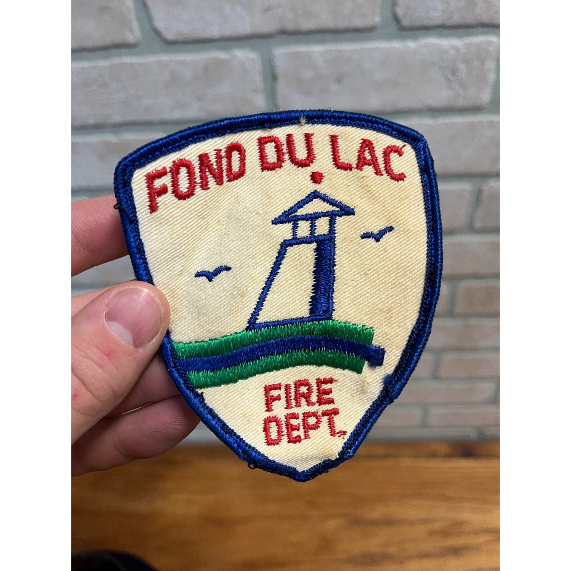 Vintage 1960s Fond du Lac Fire Department Dress Uniform Cap w/ Badge & Patch