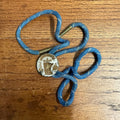 Vintage Minnesota Boy Scout State Metal Bolo Slide & String Paul Bunyan