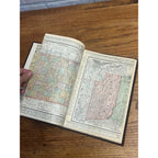1899 Spofford's Cabinet Cyclopedia of Colored Fold-Out Maps of US & Possessions