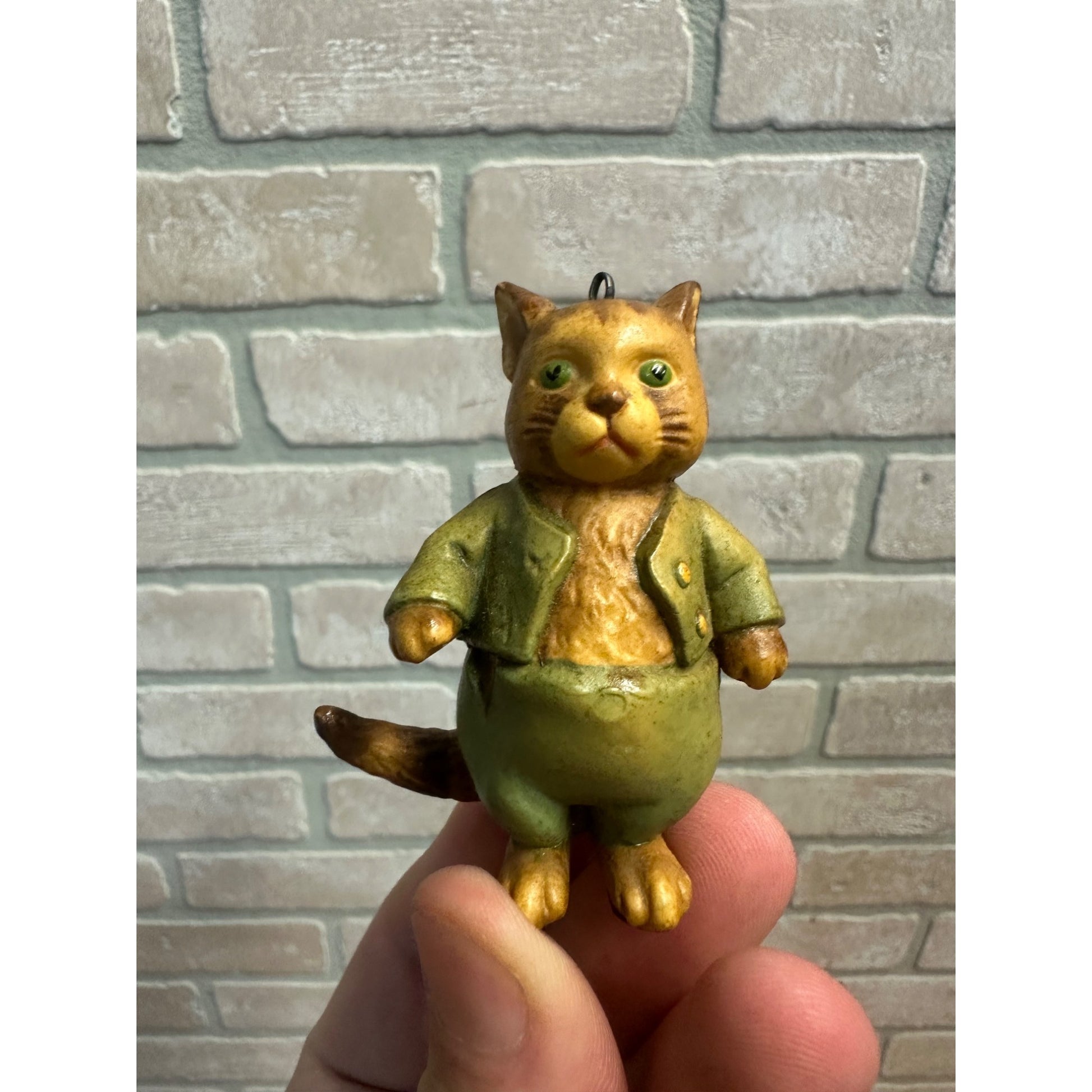 Tom Kitten Cat F Warne Beatrix Potter Anri Italy Christmas Ornament 1980