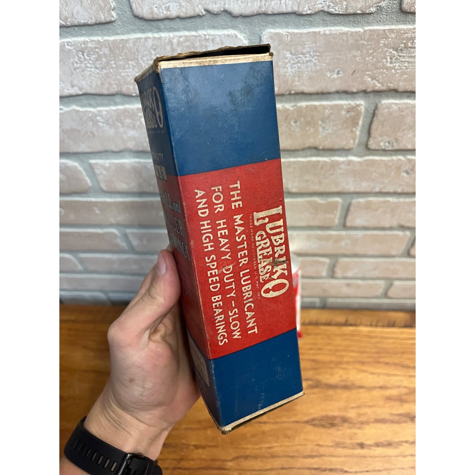 Lubriko Grease for Ball and Roller Bearings Vintage Tube In The Orginial Box