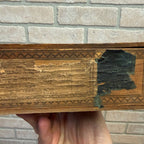 RARE Vintage Early 1900s E.C. Rutz Nobby Crooks Wooden Cigar Box Ripon Wisconsin