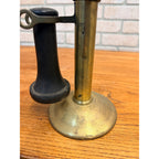 Antique Western Electric Brass Candlestick Phone Kellogg Bakelight Ear Piece