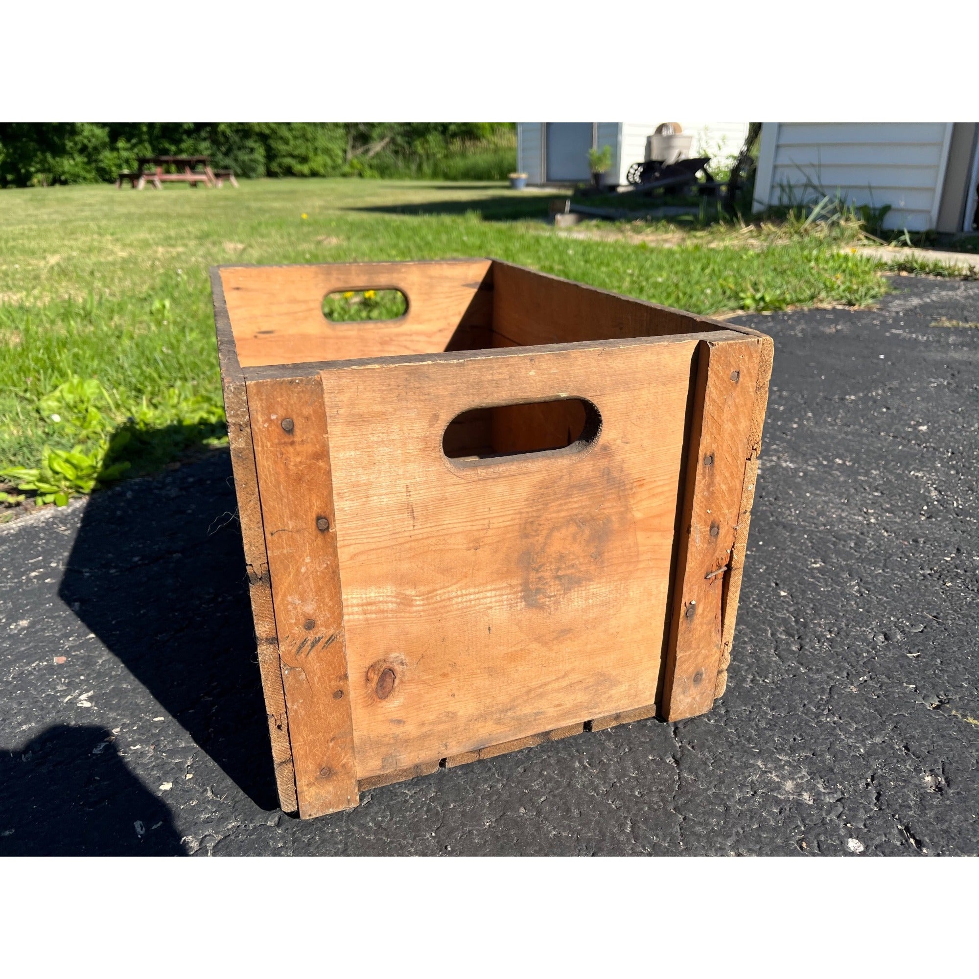 Vintage Engel Bottling Works Fond du Lac WI Wooden Soda Bottle Crate Advertising
