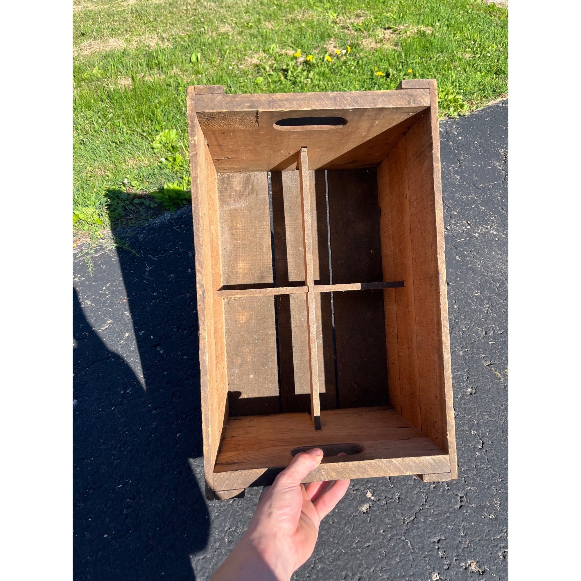 Vintage Engel Bottling Works Fond du Lac WI Wooden Soda Bottle Crate Advertising