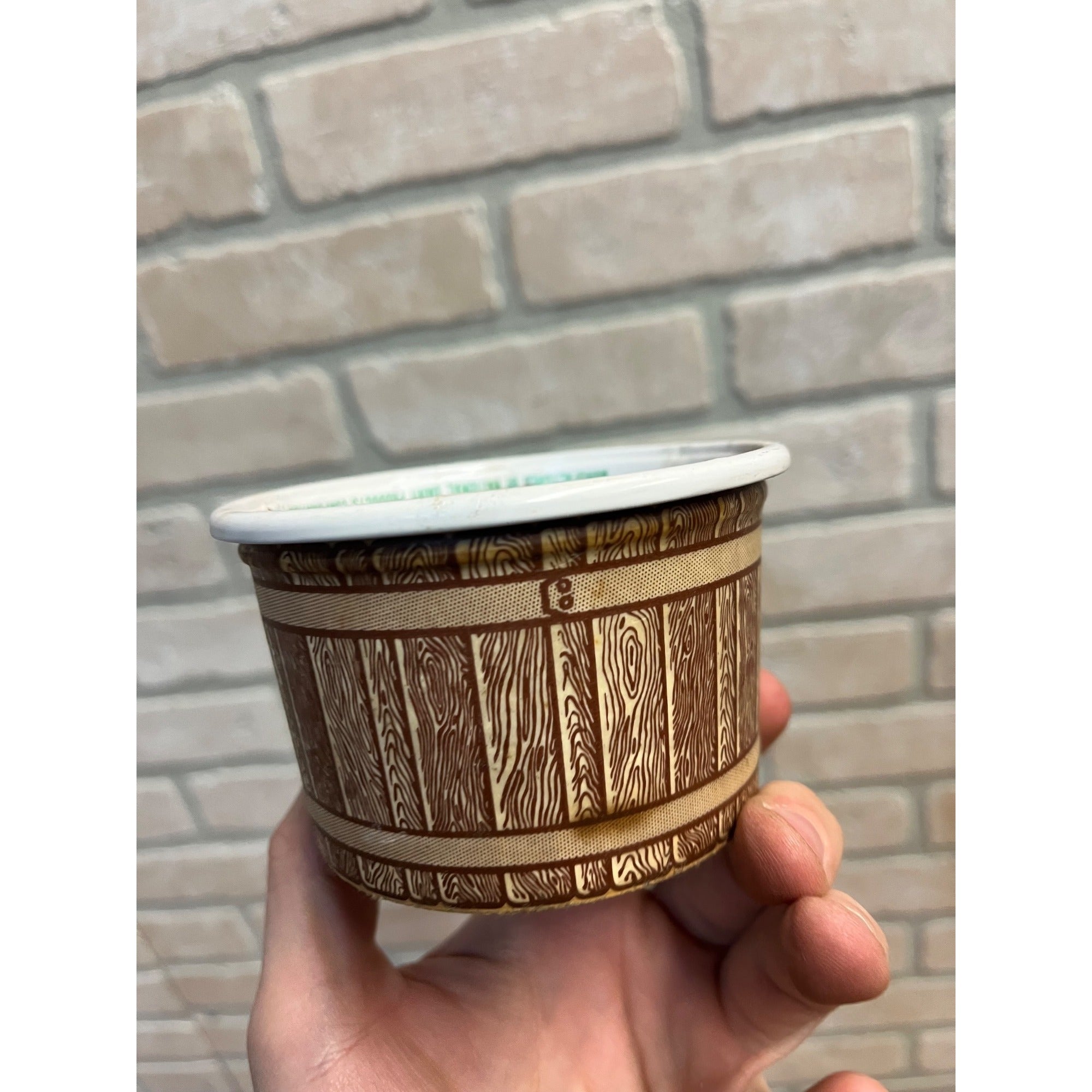 Vintage Sealtest Dairy Sour Cream Wax Container Kitchen Decor