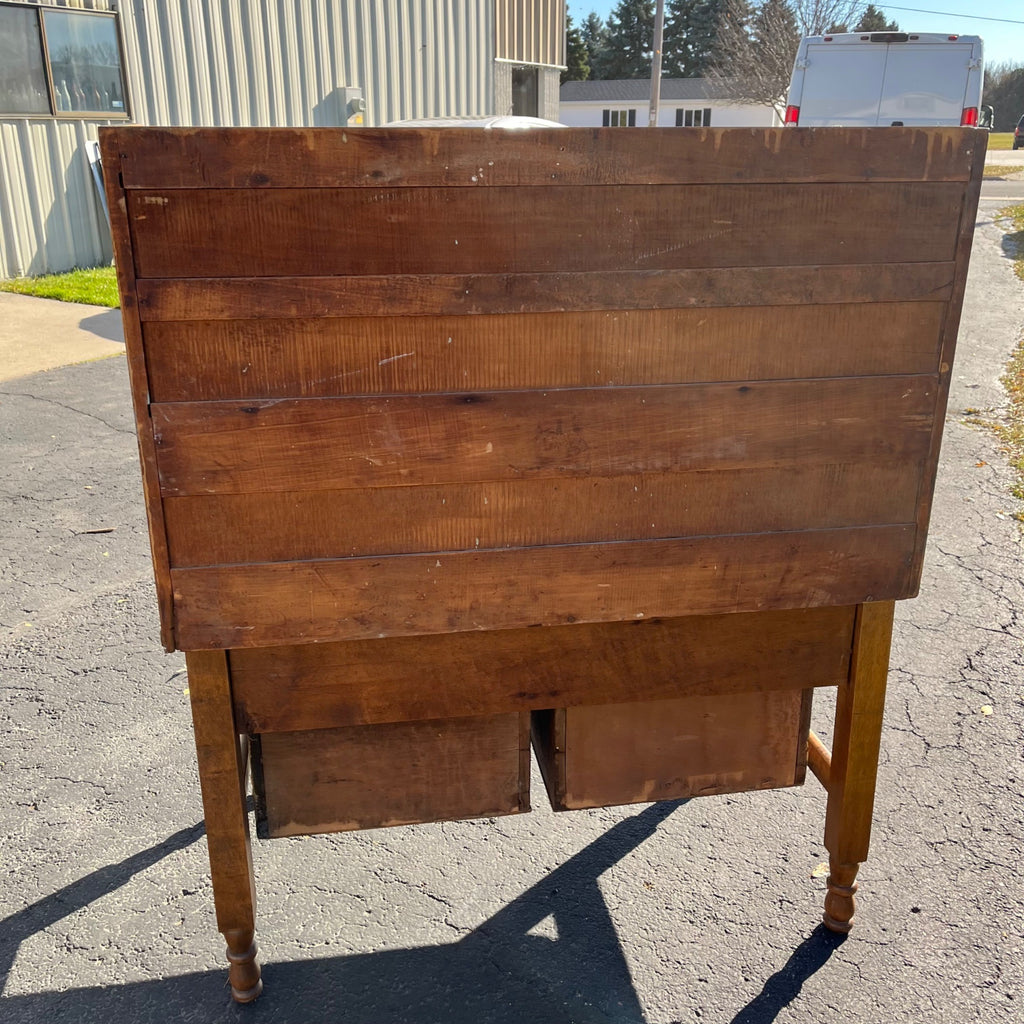 Antique Opossum-Belly Kitchen Baker's Cabinet Table Hutch Cupboard
