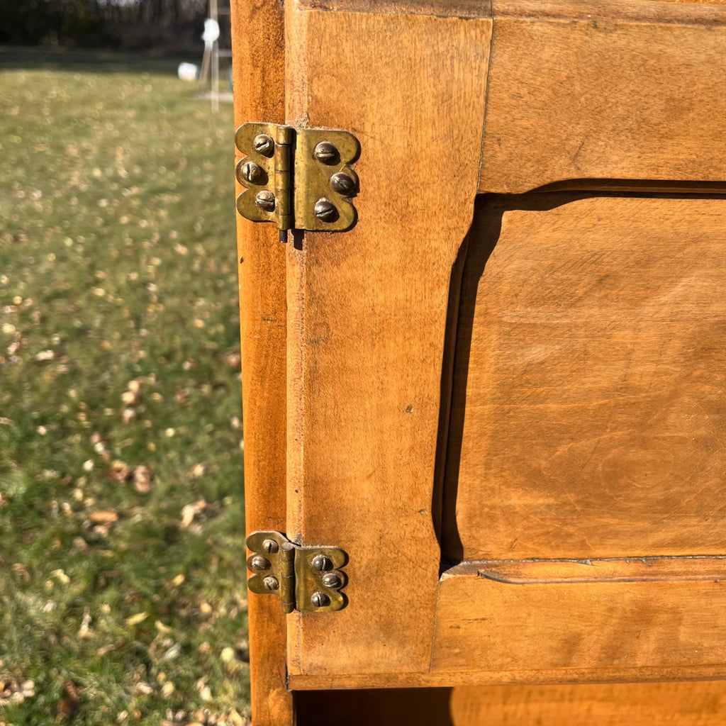Antique Opossum-Belly Kitchen Baker's Cabinet Table Hutch Cupboard