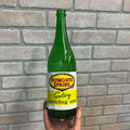 Vintage Plymouth WIS WI Green Sour Bottle Plymouth Spring Bottling Co Quart